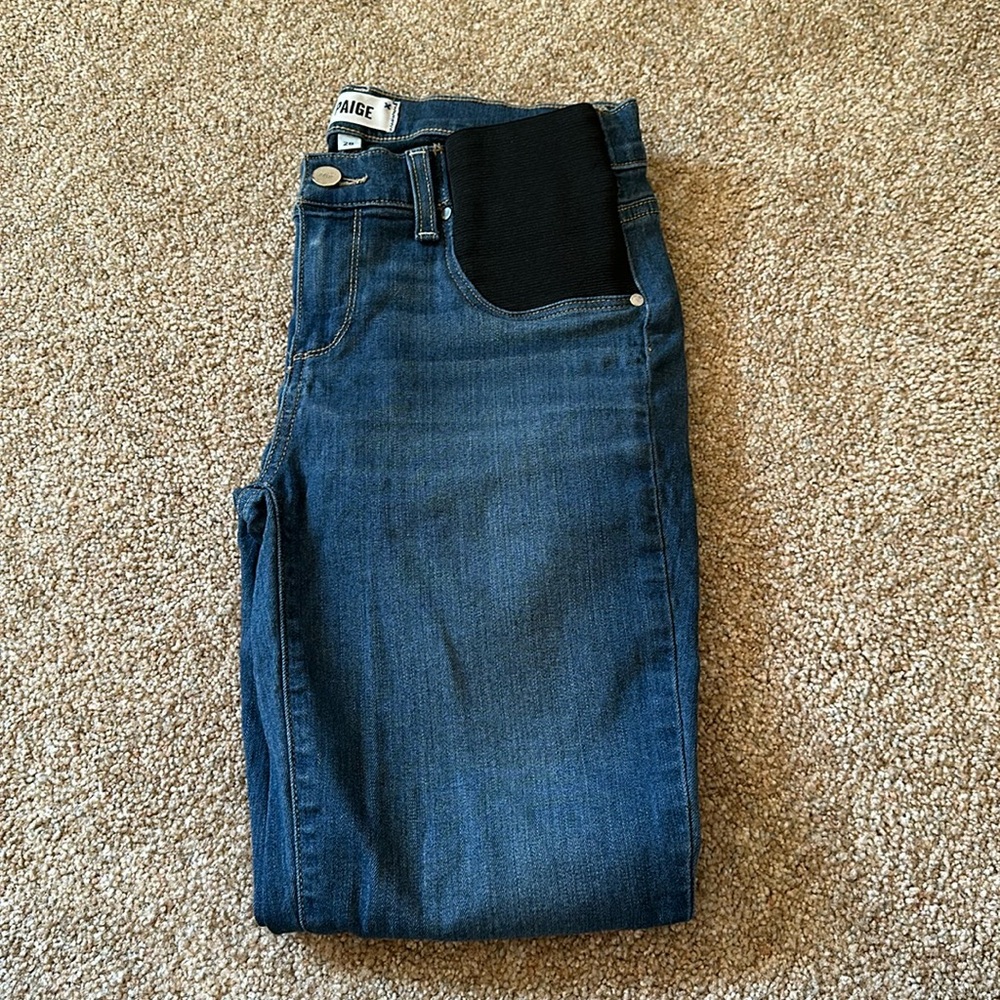 Paige Verdugo Ankle Maternity Jeans